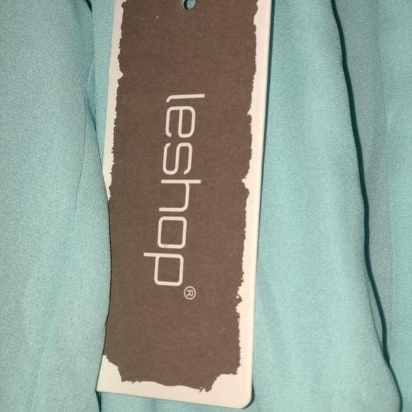 Boutique chiffon dress with rhinestone accent NWT - Picture 4 of 4